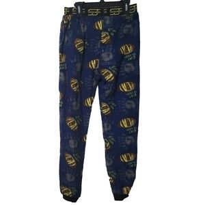 NEW Seven Apparel Boys 12-14 Microfleece Sleep Jogger Pajama Pant Football Print